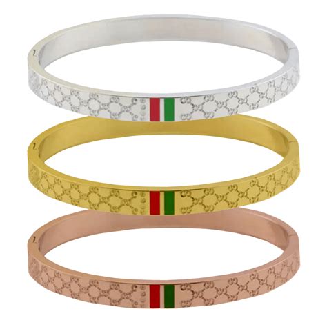 gucci gold bracelet red and green strip|is Gucci jewelry real gold.